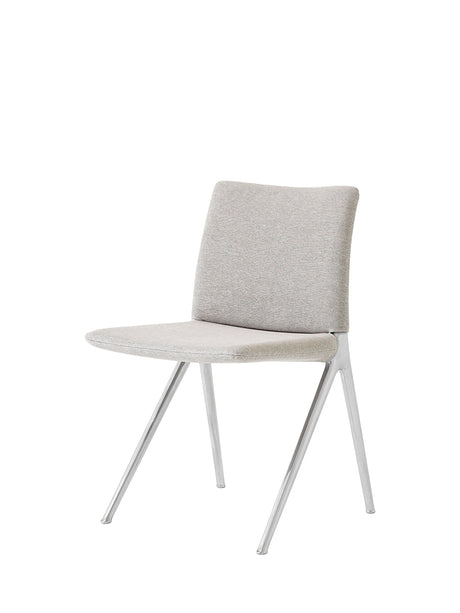 Kape IF7 spisebordsstol fra &Tradition - Poleret aluminium m. Clay 0003 - Jacobsen Plus