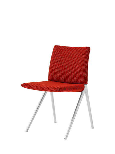 Kape IF7 spisebordsstol fra &Tradition - Poleret aluminium m. Sisu 0655 - Jacobsen Plus