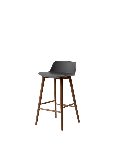 Rely HW118 counter stool, walnut fra &Tradition - Stone Grey - Jacobsen Plus