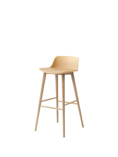 Rely HW123 bar stool, oak fra &Tradition - Beige Sand - Jacobsen Plus