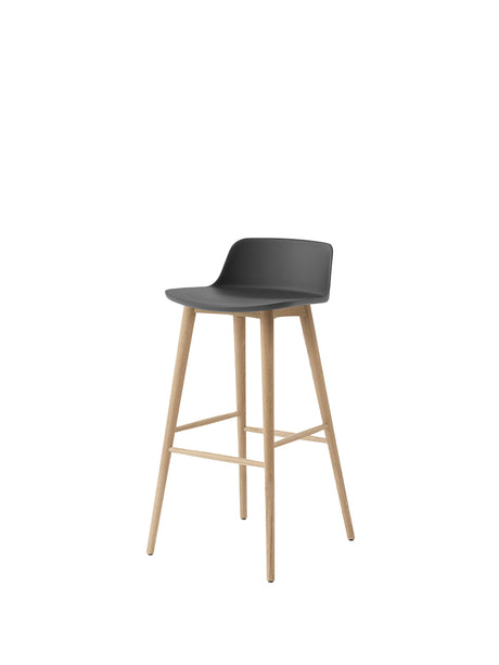Rely HW123 bar stool, oak fra &Tradition - Stone Grey - Jacobsen Plus