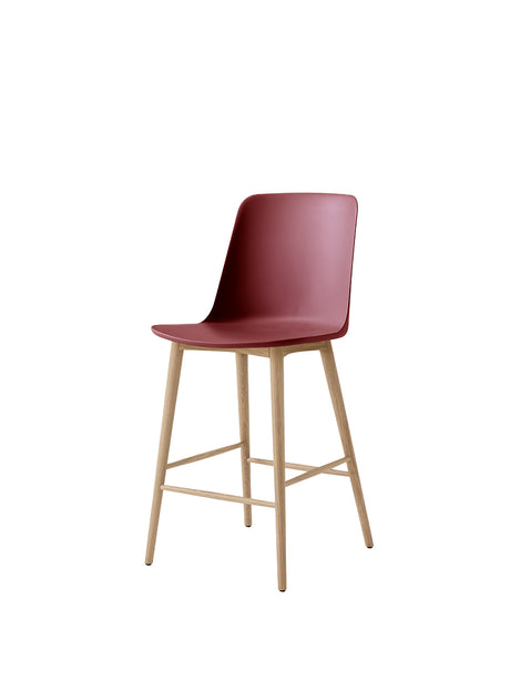Rely HW128 Counter Chair, oak fra &Tradition - Red Brown - Jacobsen Plus
