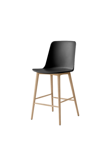 Rely HW128 Counter Chair, oak fra &Tradition - Black - Jacobsen Plus