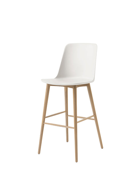 Rely HW133 Bar Chair, oak fra &Tradition - White - Jacobsen Plus