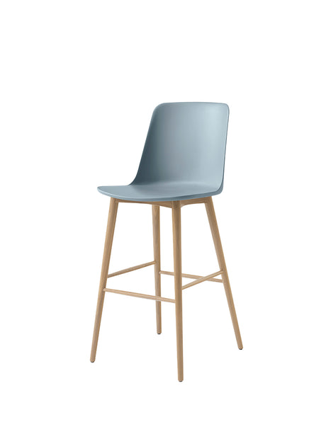 Rely HW133 Bar Chair, oak fra &Tradition - Light Blue - Jacobsen Plus
