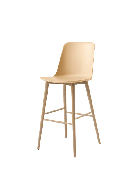 Rely HW133 Bar Chair, oak fra &Tradition - Beige Sand - Jacobsen Plus
