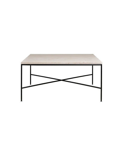 Planner Sofabord 80x80 fra Fritz Hansen - Creme - Jacobsen Plus