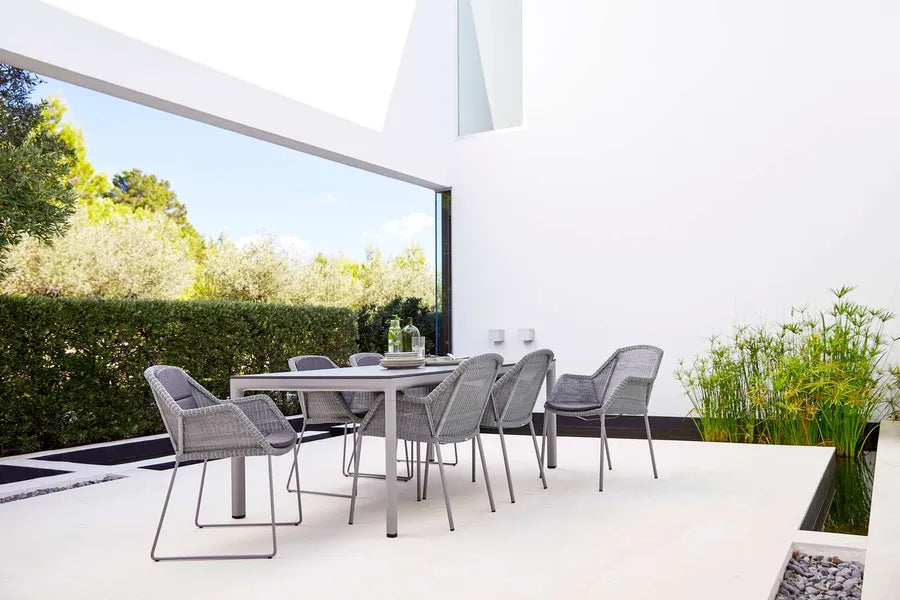 Drop Spisebord, 200x100 cm fra Cane-line - 3 - Jacobsen Plus
