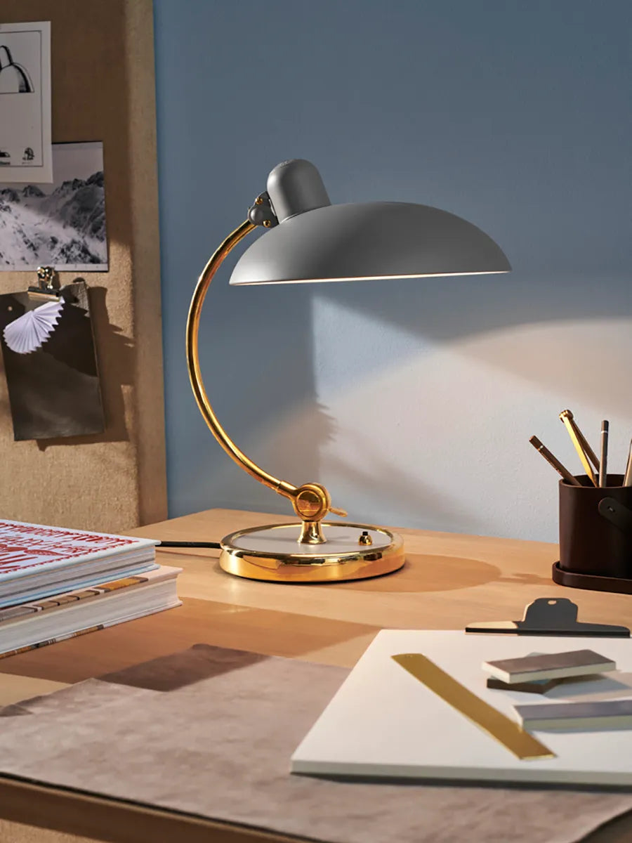 Kaiser Idell 6631-T Luxus Bordlampe, easy grey fra Fritz Hansen - 3 - Jacobsen Plus