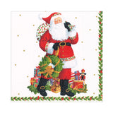 Jolly St. Nick Paper Luncheon Napkins - servietter fra Caspari - 1 - Jacobsen Plus