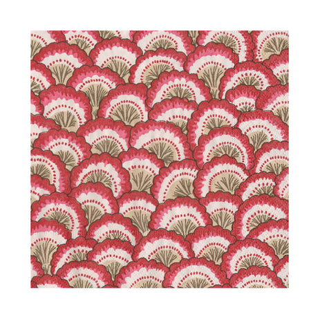 Pontchartrain Scallop Red Luncheon Napkins - servietter fra Caspari - 1 - Jacobsen Plus