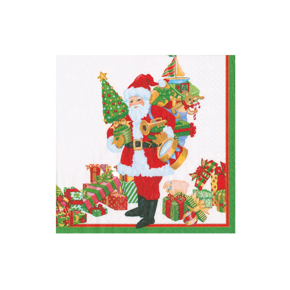 Napkin-Mr. Claus - servietter fra Caspari - 1 - Jacobsen Plus