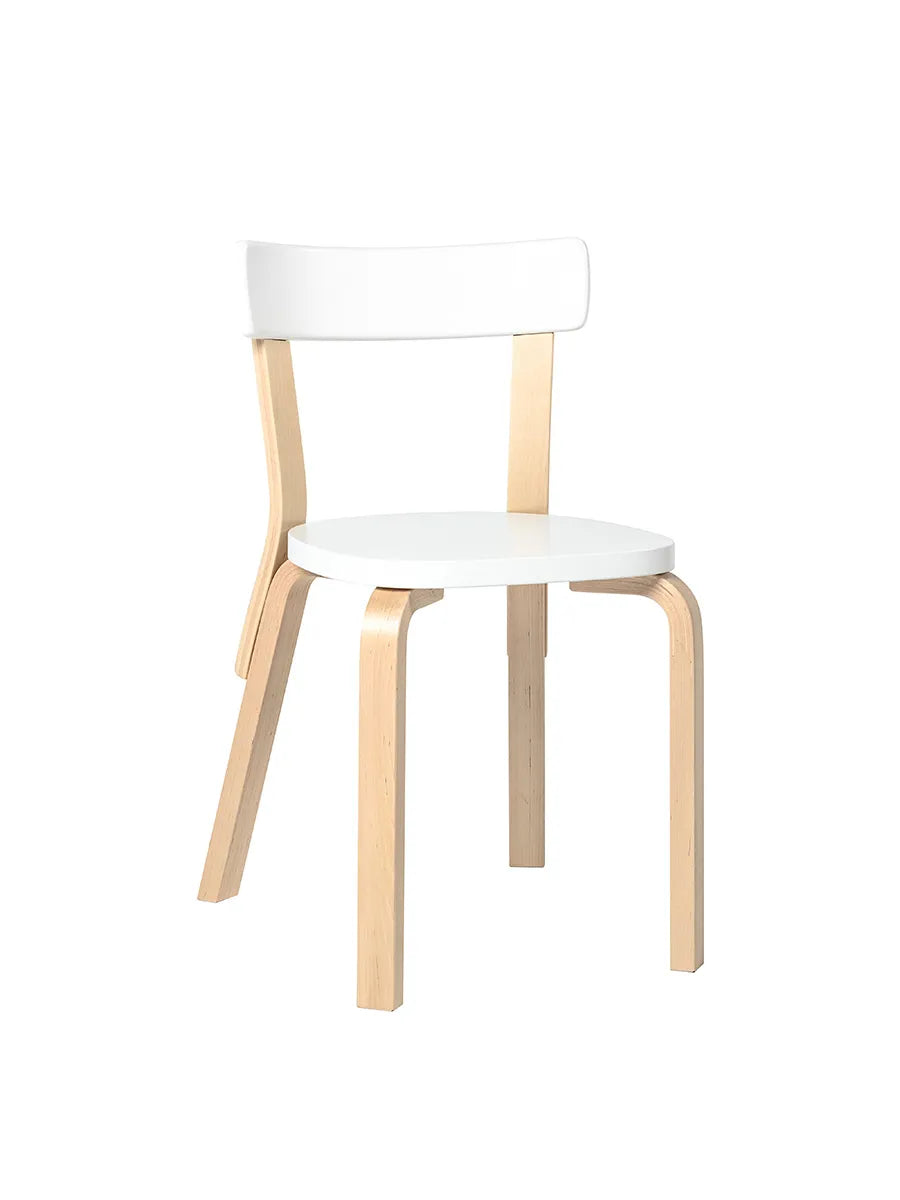 Chair 69 fra Artek - Hvid-Birk - Jacobsen Plus