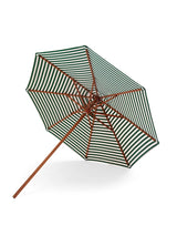 Skagerak Messina Parasol Ø300, Light Apricot/Dark Green Stripes fra Fritz Hansen - 1 - Jacobsen Plus