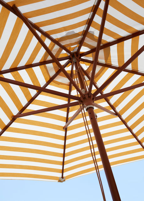 Skagerak Messina Parasol Ø270, Golden Yellow Stripes fra Fritz Hansen - 3 - Jacobsen Plus