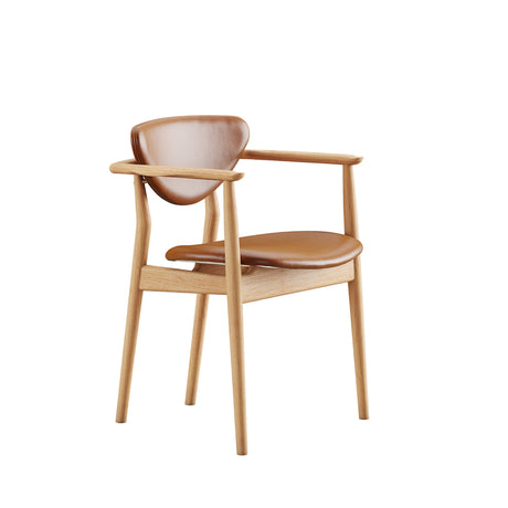 109 Armchair, eg olie af Finn Juhl - Elegance læder (valnød) - Jacobsen Plus