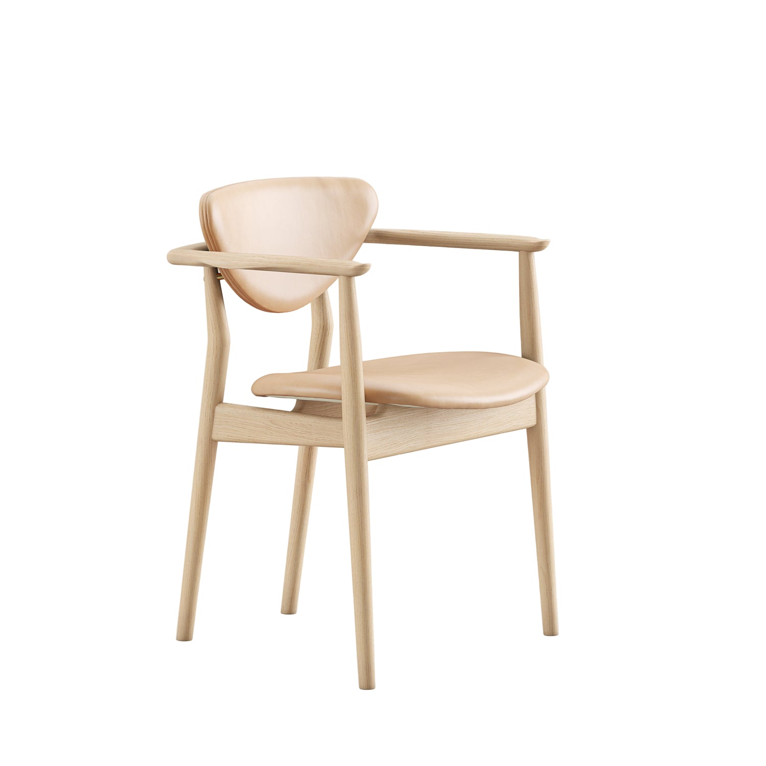 109 Armchair, eg klar olie af Finn Juhl