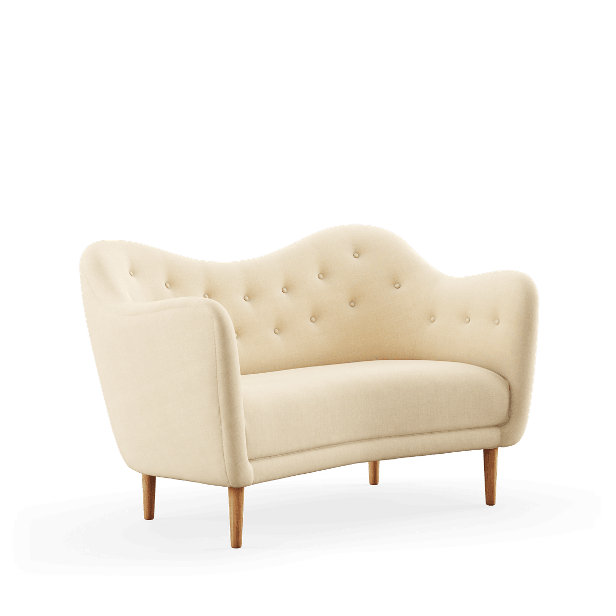 46 sofa, eg olie af Finn Juhl - Hallingdal 100 - Jacobsen Plus