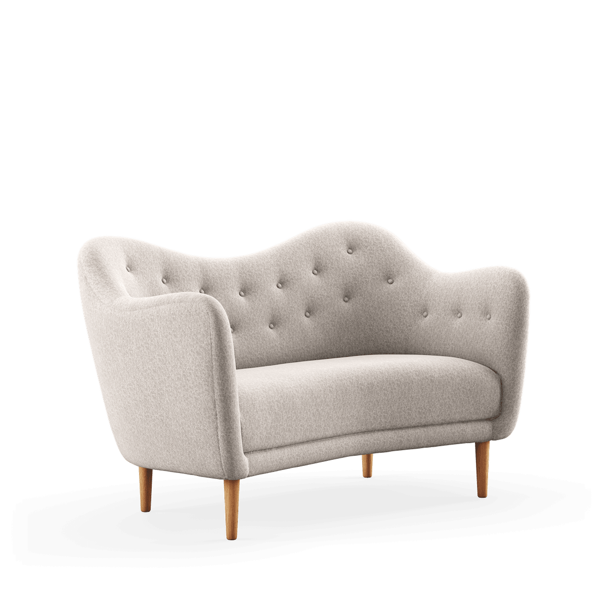 46 sofa, eg olie af Finn Juhl - Hallingdal 110 - Jacobsen Plus