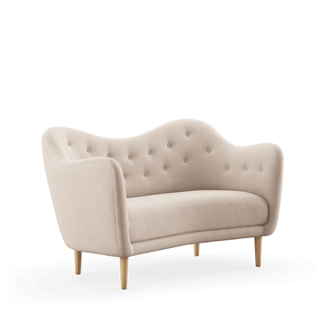 46 sofa, eg klar olie af Finn Juhl - Hallingdal 103 - Jacobsen Plus