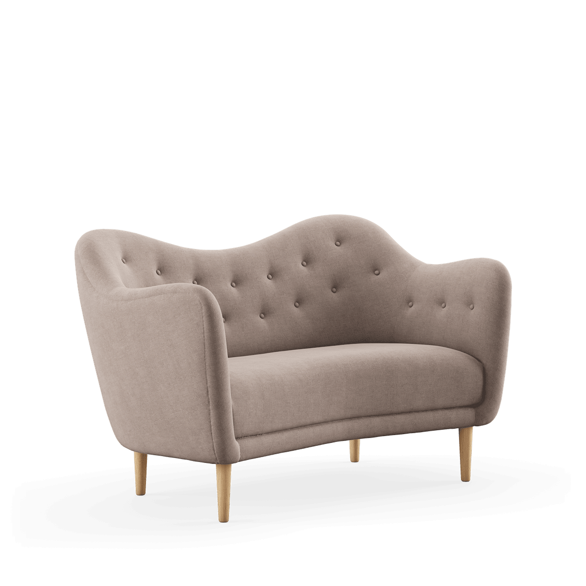 46 sofa, eg klar olie af Finn Juhl - Hallingdal 113 - Jacobsen Plus