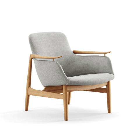 53 Lænestol, eg olie af Finn Juhl - Remix 123 - Jacobsen Plus