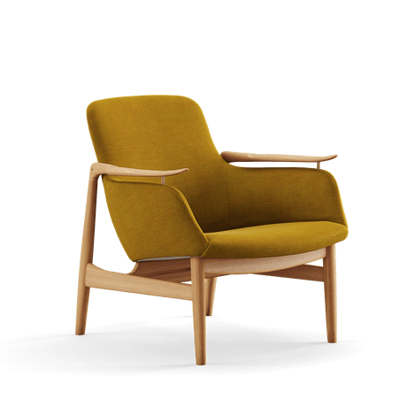 53 Lænestol, eg olie af Finn Juhl - Remix 412 - Jacobsen Plus