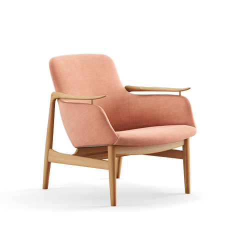 53 Lænestol, eg olie af Finn Juhl - Remix 612 - Jacobsen Plus