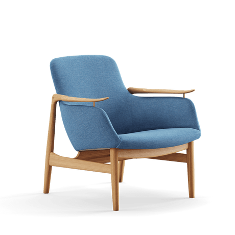 53 Lænestol, eg olie af Finn Juhl - Remix 762 - Jacobsen Plus