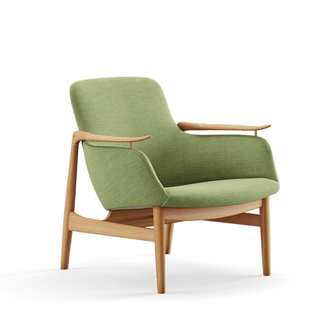 53 Lænestol, eg olie af Finn Juhl - Remix 933 - Jacobsen Plus