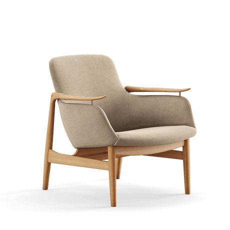 53 Lænestol, eg olie af Finn Juhl - Vidar 222 - Jacobsen Plus