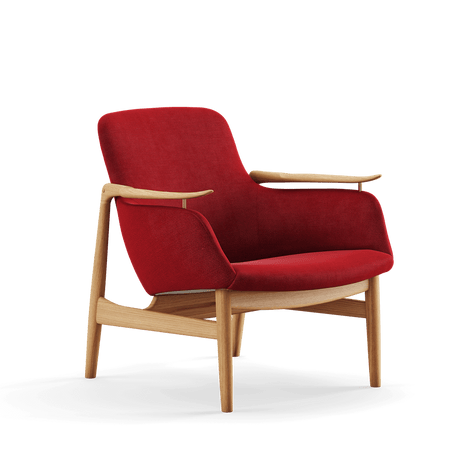 53 Lænestol, eg olie af Finn Juhl - Vidar 582 - Jacobsen Plus