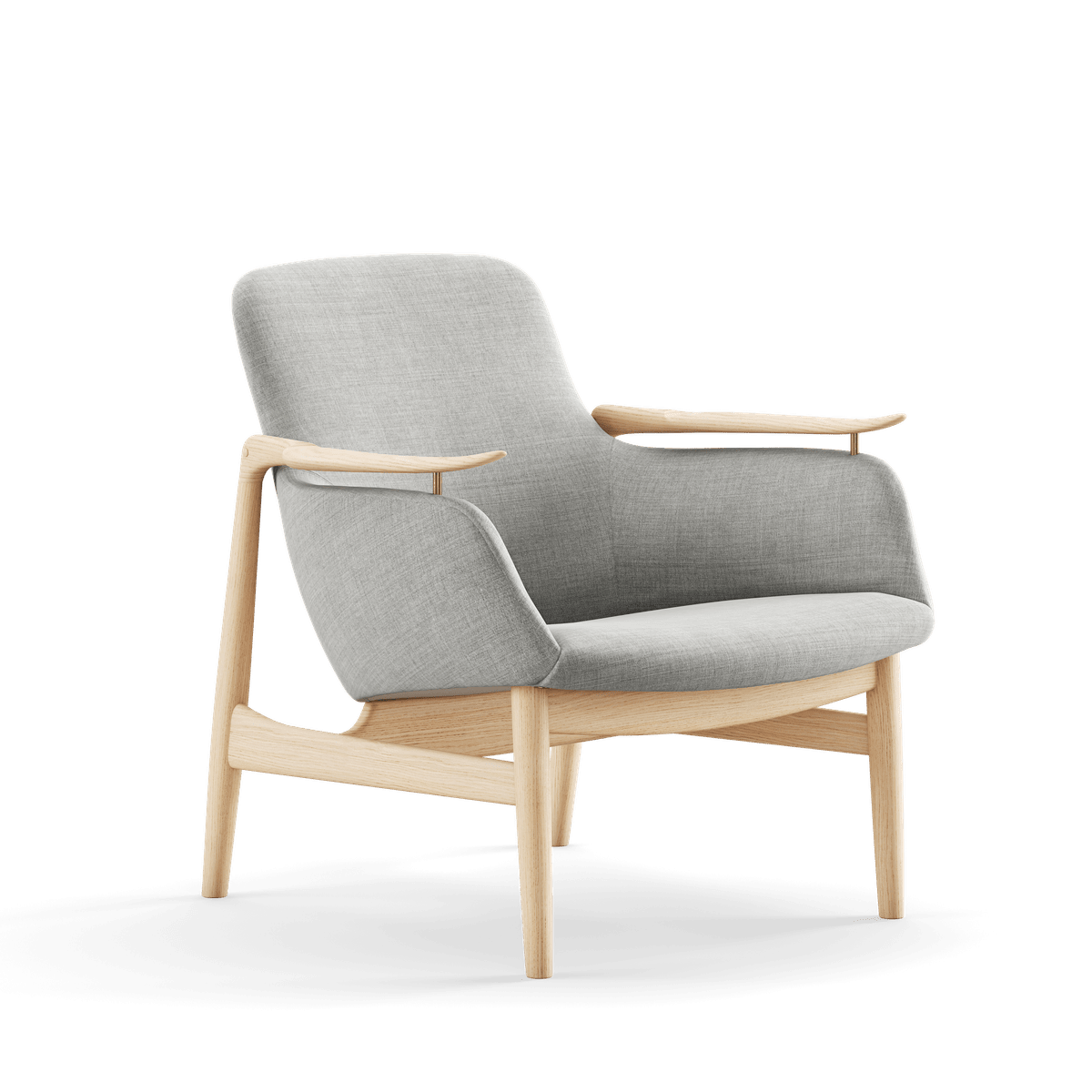 53 Lænestol, eg klar olie af Finn Juhl - Remix 123 - Jacobsen Plus