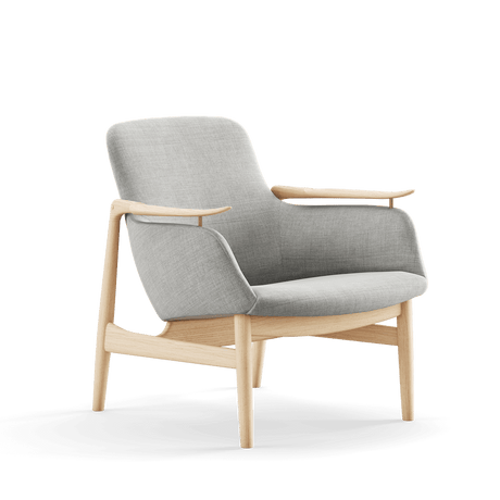 53 Lænestol, eg klar olie af Finn Juhl - Remix 123 - Jacobsen Plus