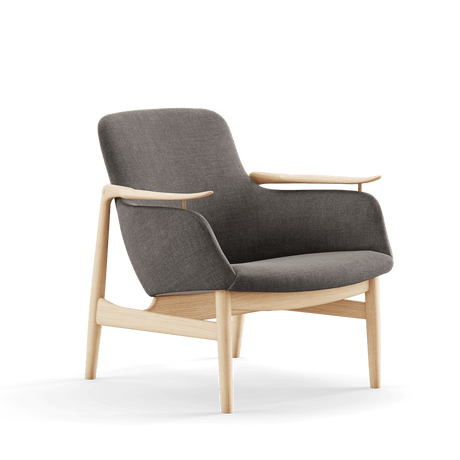 53 Lænestol, eg klar olie af Finn Juhl - Remix 163 - Jacobsen Plus