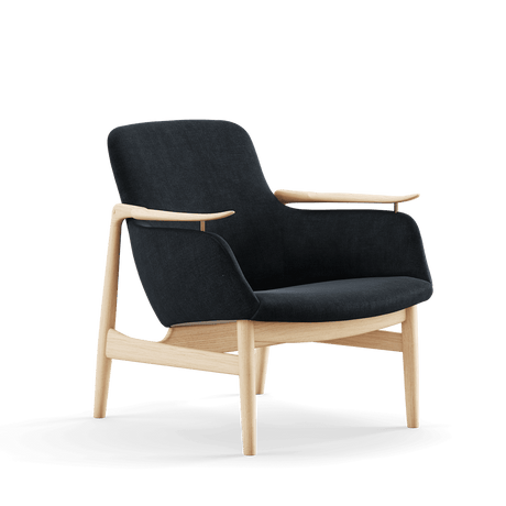 53 Lænestol, eg klar olie af Finn Juhl - Remix 183 - Jacobsen Plus