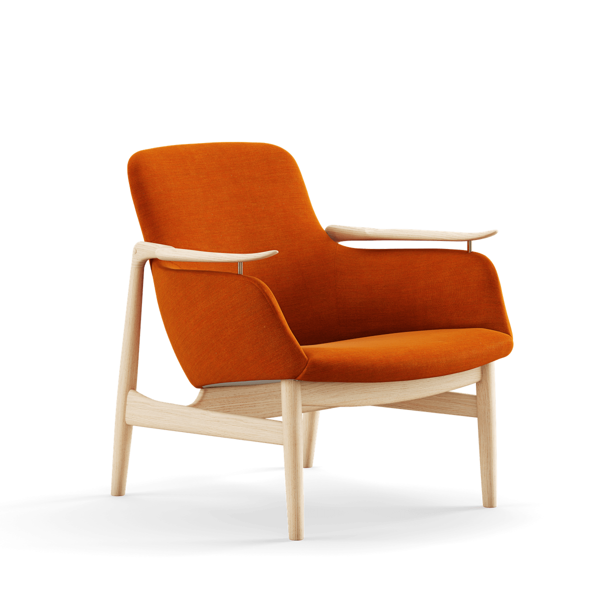 53 Lænestol, eg klar olie af Finn Juhl - Remix 443 - Jacobsen Plus