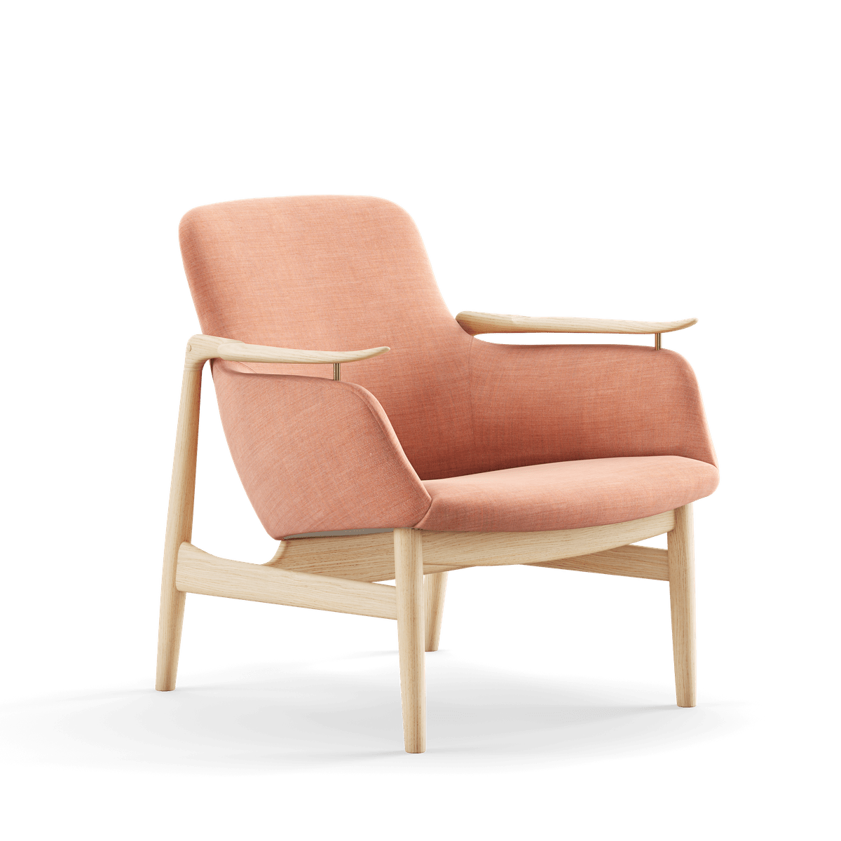 53 Lænestol, eg klar olie af Finn Juhl - Remix 612 - Jacobsen Plus