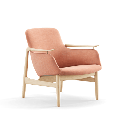 53 Lænestol, eg klar olie af Finn Juhl - Remix 612 - Jacobsen Plus