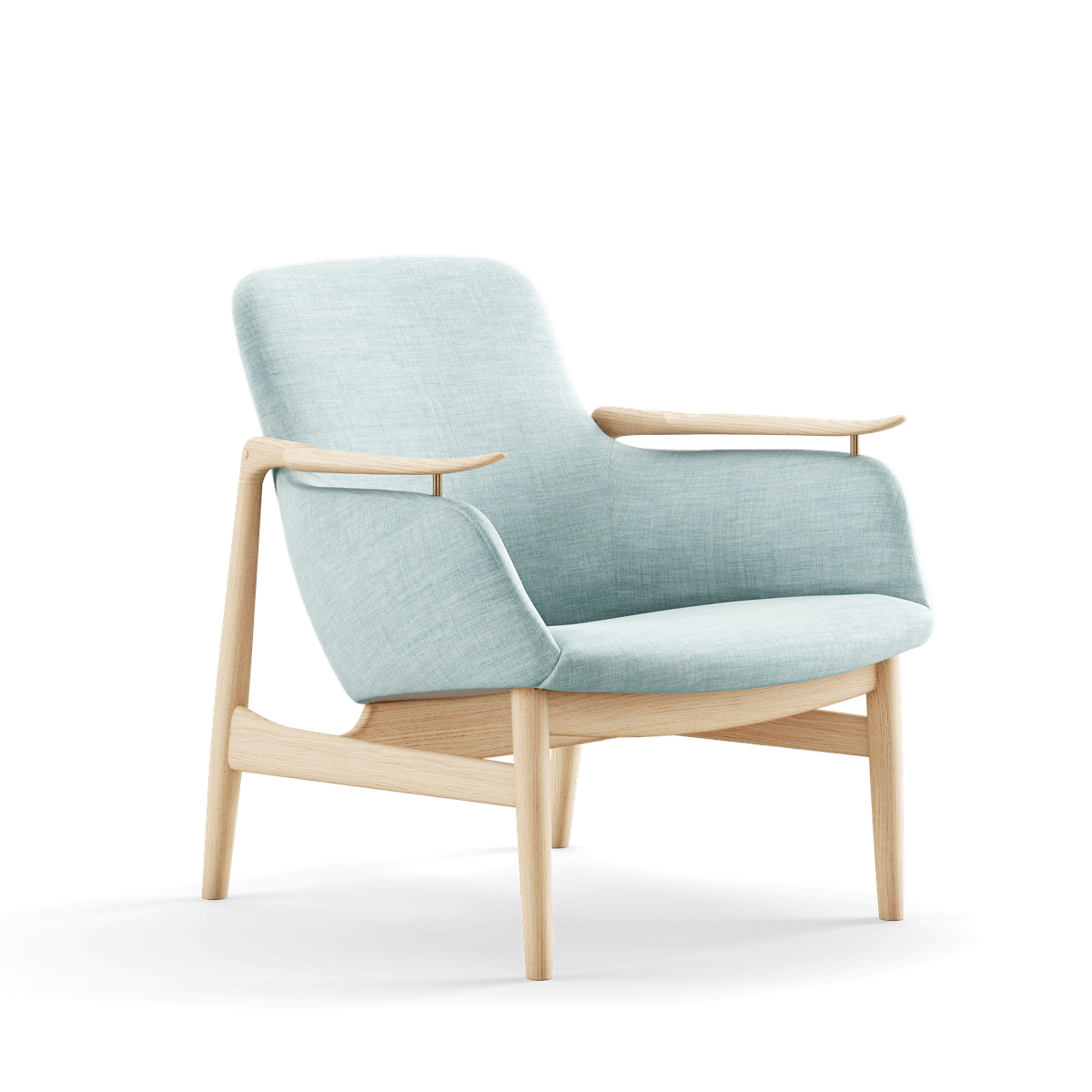 53 Lænestol, eg klar olie af Finn Juhl - Remix 823 - Jacobsen Plus