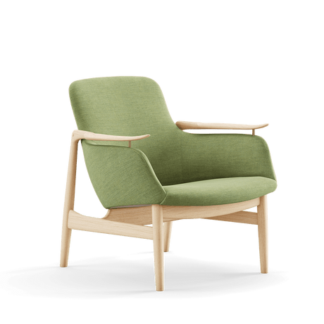 53 Lænestol, eg klar olie af Finn Juhl - Remix 933 - Jacobsen Plus