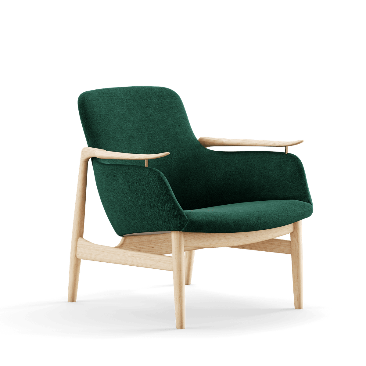 53 Lænestol, eg klar olie af Finn Juhl - Vidar 1062 - Jacobsen Plus