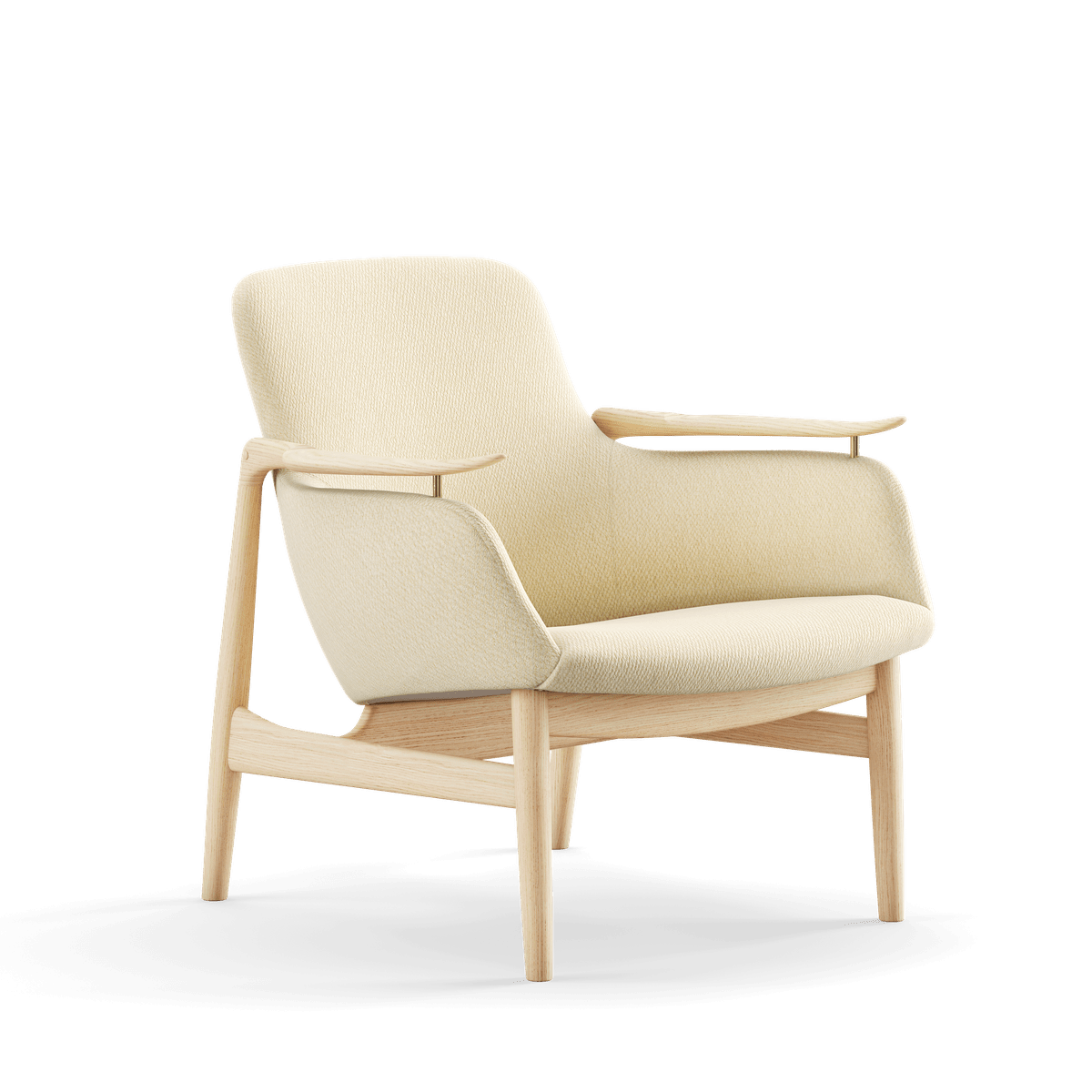 53 Lænestol, eg klar olie af Finn Juhl - Vidar 1511 - Jacobsen Plus