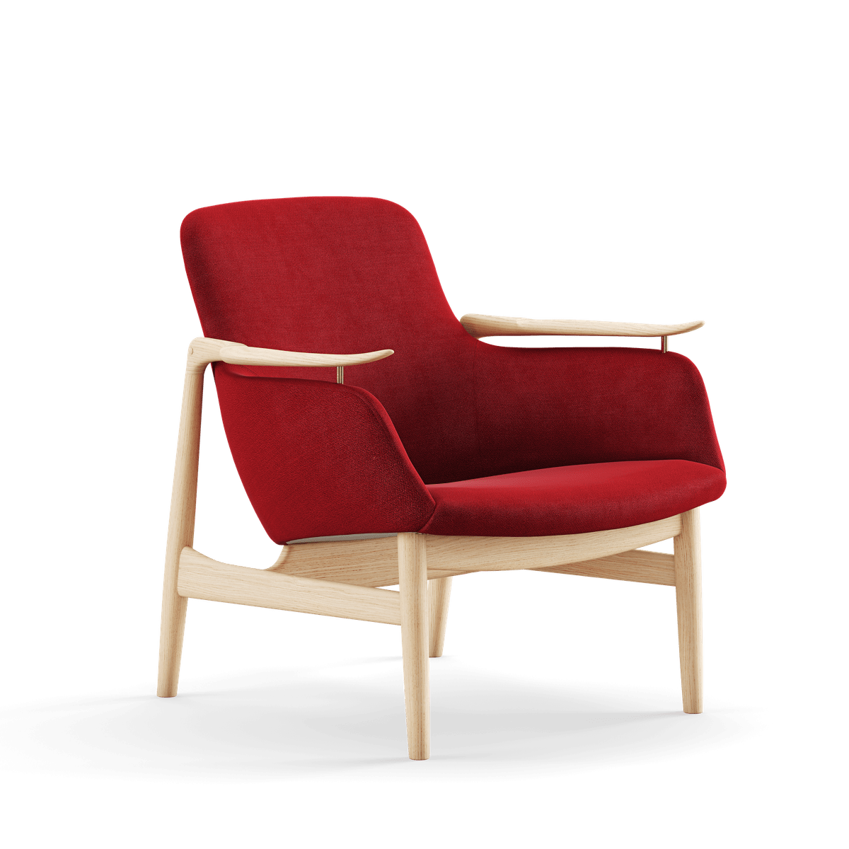 53 Lænestol, eg klar olie af Finn Juhl - Vidar 582 - Jacobsen Plus