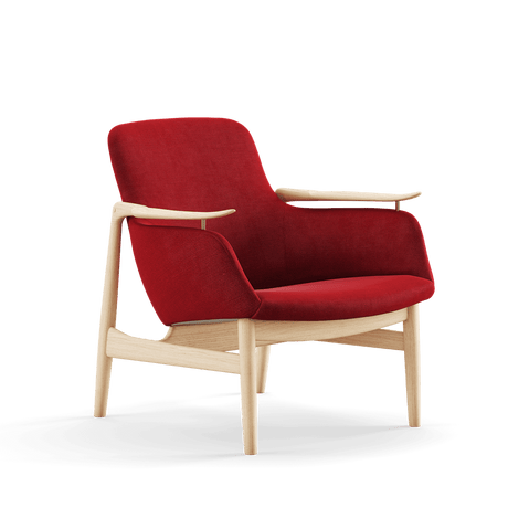 53 Lænestol, eg klar olie af Finn Juhl - Vidar 582 - Jacobsen Plus