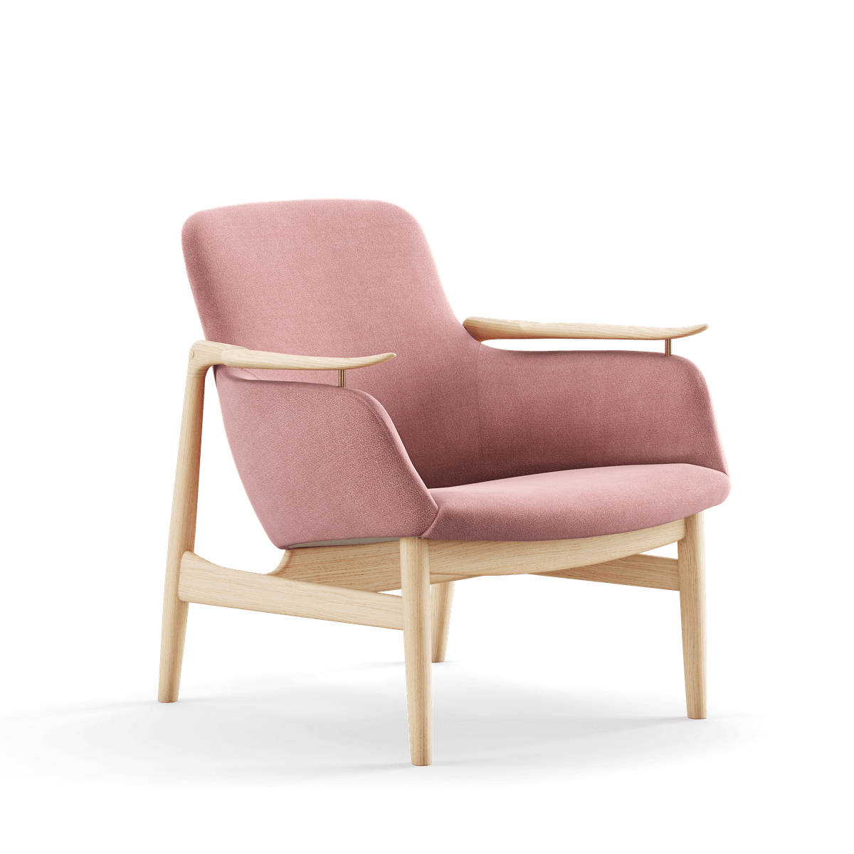 53 Lænestol, eg klar olie af Finn Juhl - Vidar 633 - Jacobsen Plus