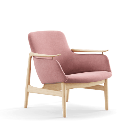 53 Lænestol, eg klar olie af Finn Juhl - Vidar 633 - Jacobsen Plus