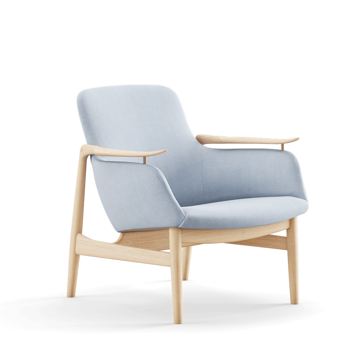 53 Lænestol, eg klar olie af Finn Juhl - Vidar 723 - Jacobsen Plus