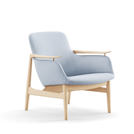 53 Lænestol, eg klar olie af Finn Juhl - Vidar 723 - Jacobsen Plus