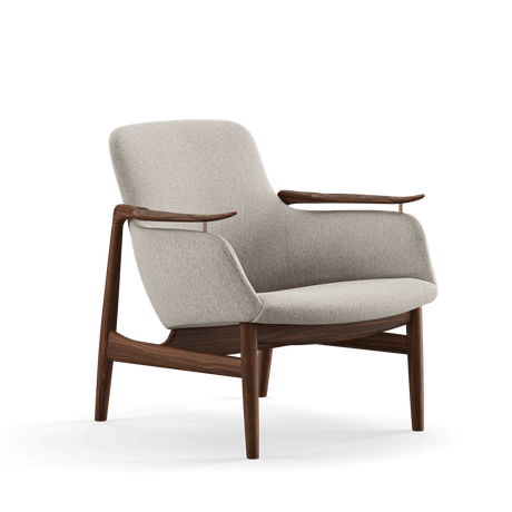 53 Lænestol, valnød af Finn Juhl - Hallingdal 110 - Jacobsen Plus